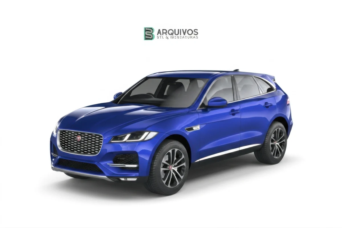 Modelo 3D STL - Jaguar F-Pace Regular 2021 — foto 3